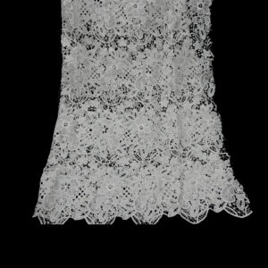 White Guipure Lace Fabic