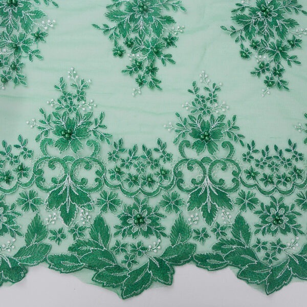 Embroidered Mesh Fabric